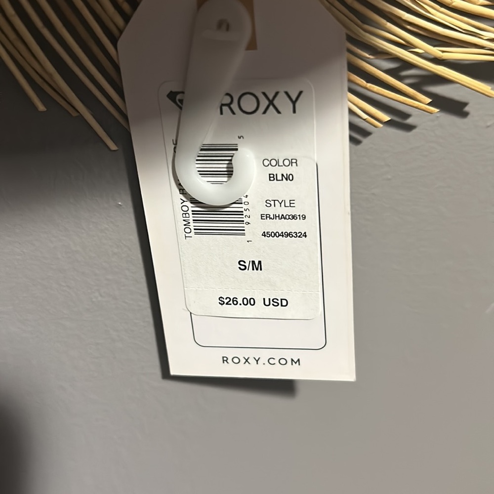 NWT Roxy straw beach hat - Picture 3 of 11
